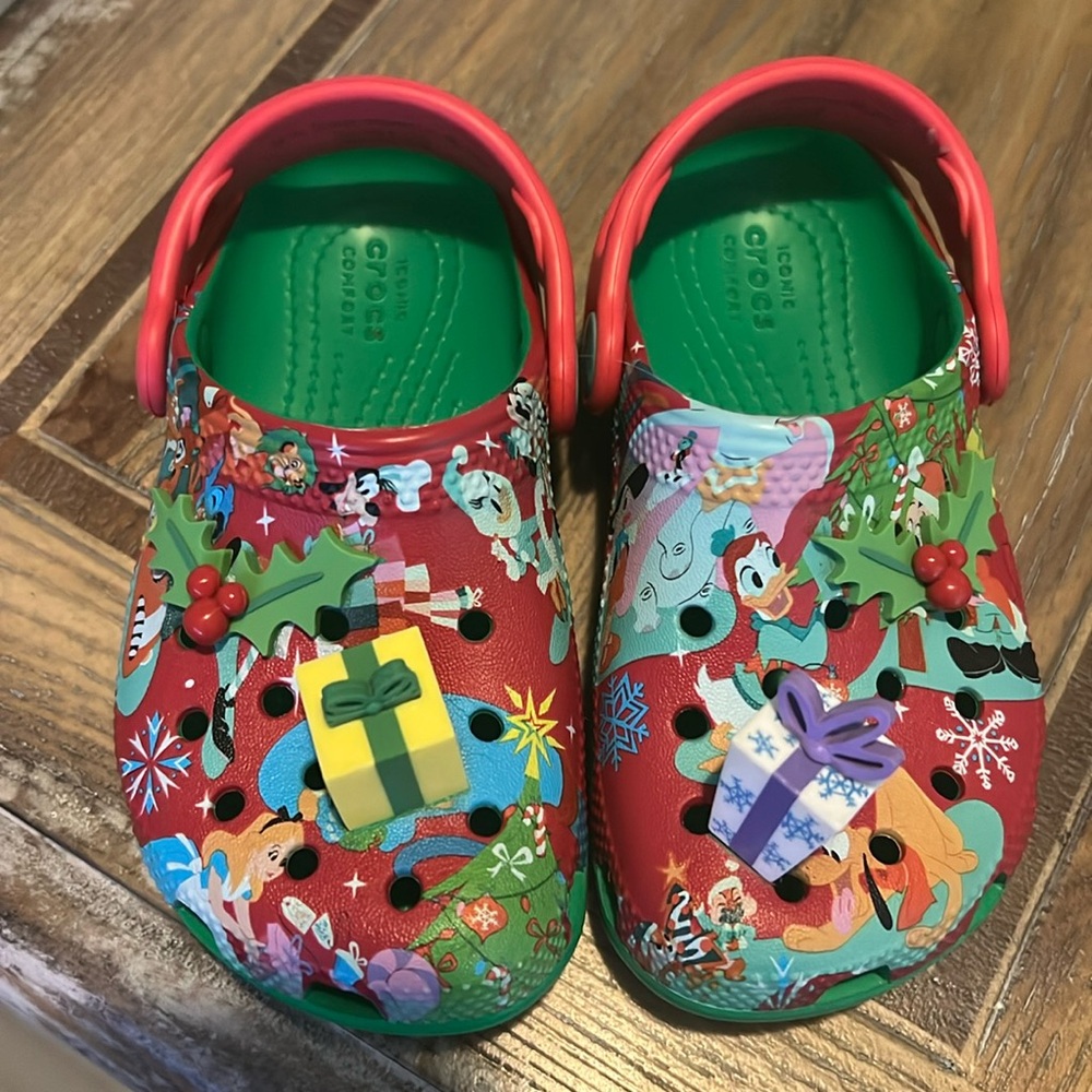 Kids Disney Christmas 9C crocs